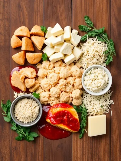 BBQ Ranch Chicken Casserole – Easy Comfort Food - ingredients preparation