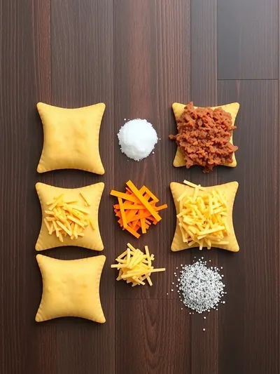 Beef and Cheese Hot Pockets - ingredients preparation