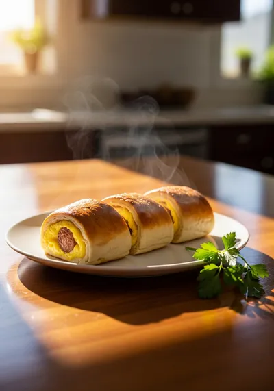Beef Sausage Egg Breakfast Rolls – Quick Brunch Bite