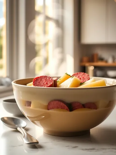 Best Beef Sausage Potato Soup
