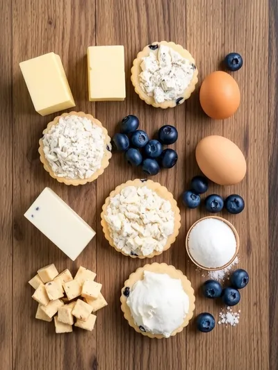 Blueberry Cheesecake Cookies Recipe - ingredients preparation