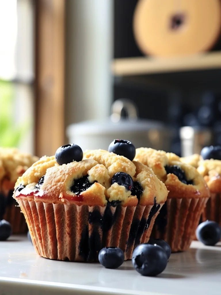 Healthy Blueberry Muffins for Diabetics