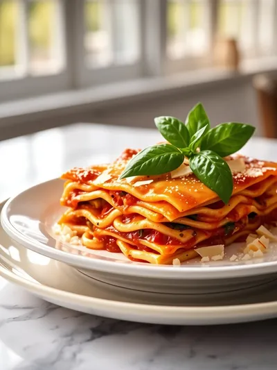 Bowtie Pasta Lasagna Recipe - cooking process