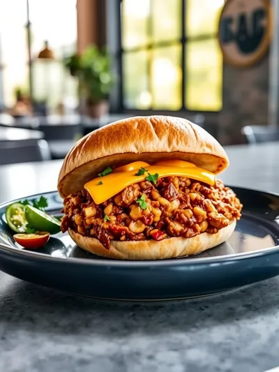Cajun Chicken Sloppy Joes – Easy Quick Lunch - ready to serve