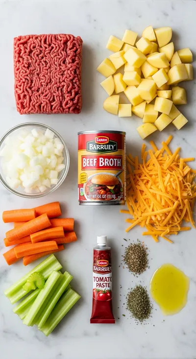 Cheeseburger Soup: The Best Comfort Food Recipe - cooking process