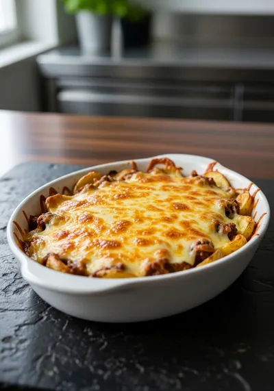 Cheesy Hamburger Potato Casserole
