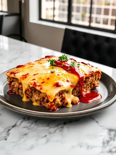 Cheesy Meatloaf Casserole – Loaded & Delicious - ready to serve