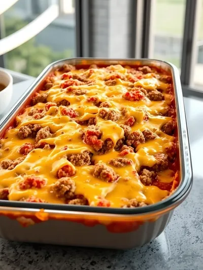 Cheesy Meatloaf Casserole – Loaded & Delicious