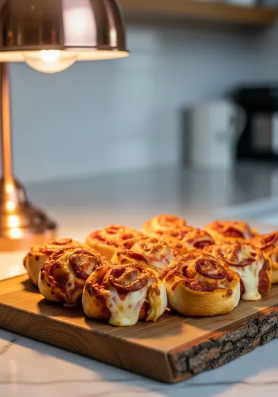 Cheesy Pepperoni Pizza Roll-Ups – Easy Snack
