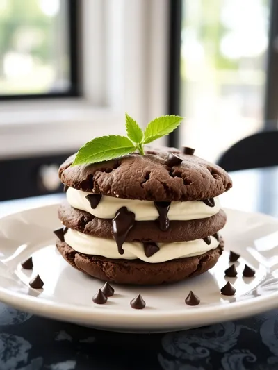 Cookies and Cream Cookies - cooking process