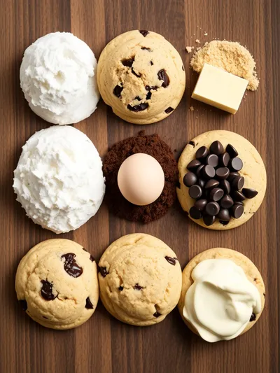 Cookies and Cream Cookies - ingredients preparation