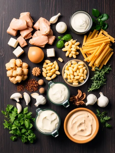 Cowboy Butter Chicken Pasta Recipe - ingredients preparation