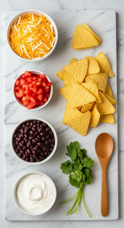 Creamy Burrito Casserole – Easy Cheesy Comfort Food - ingredients preparation