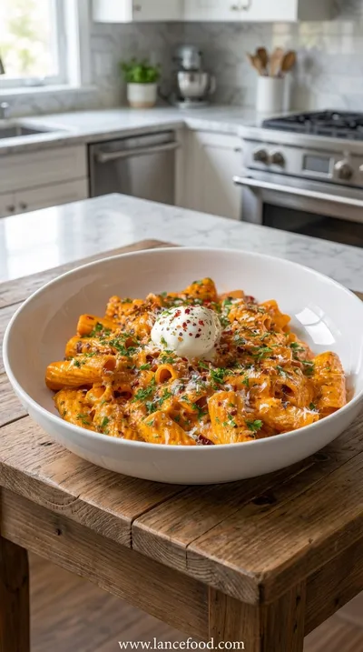 Creamy Tomato Garlic Pasta – Simple, Cheesy & Delicious