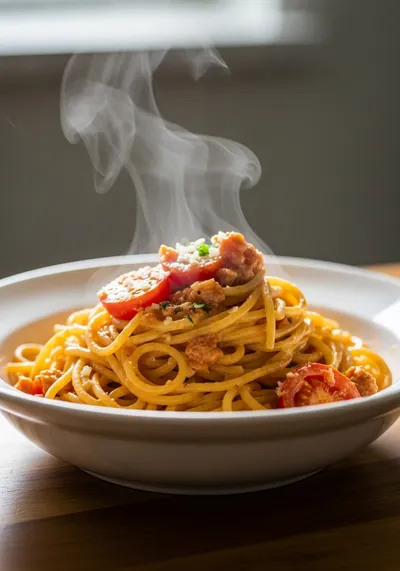 Creamy Tomato Garlic Pasta – Easy Weeknight Dinner