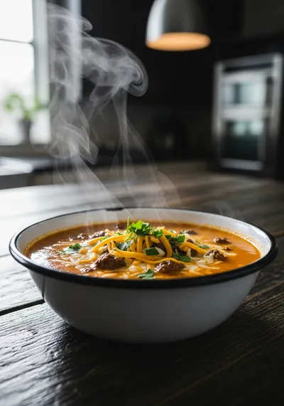 Easy Cheeseburger Soup