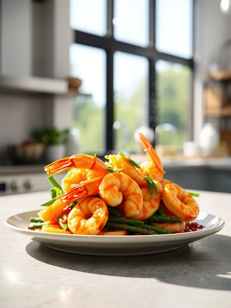 High-Protein Honey Garlic Shrimp