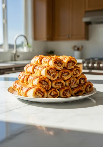 High Protein Turkey Pizza Rolls