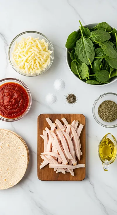 High Protein Turkey Pizza Rolls - cooking process