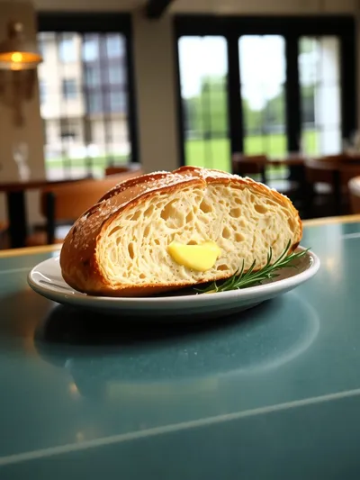 Easiest Homemade Bread - cooking process