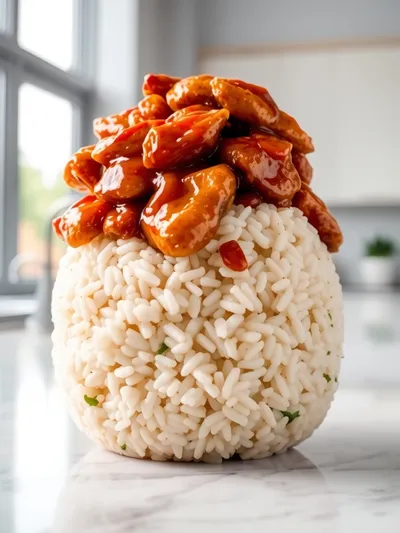 Honey BBQ Chicken Rice Recipe