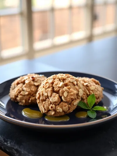 Low Sugar Applesauce Oatmeal Cookies - cooking process