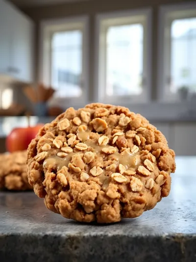 Low Sugar Applesauce Oatmeal Cookies