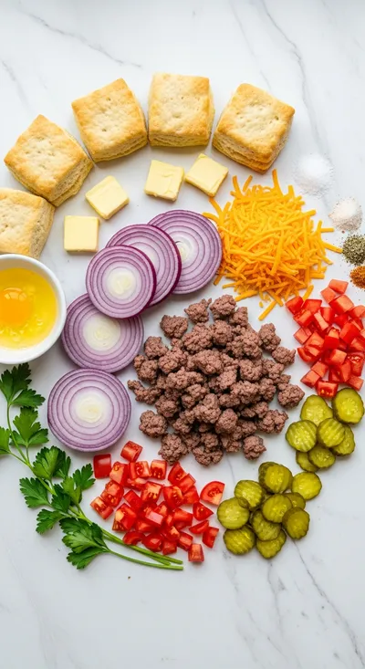 One-Pan Cheeseburger Pie - Easy Dinner Recipe - cooking process