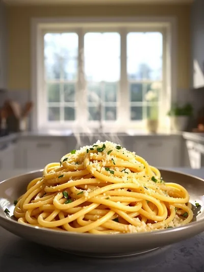 One Pot Creamy Garlic Pasta