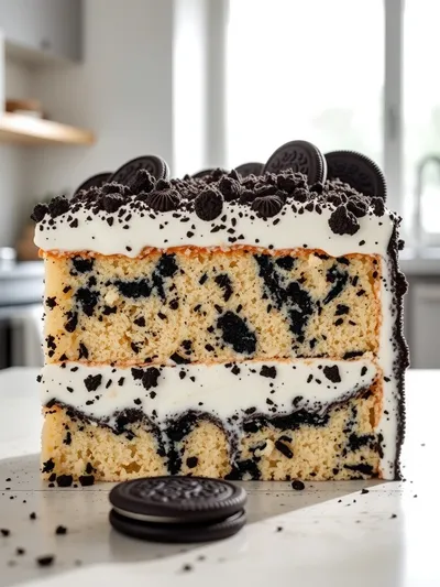 Oreo Poke Cake