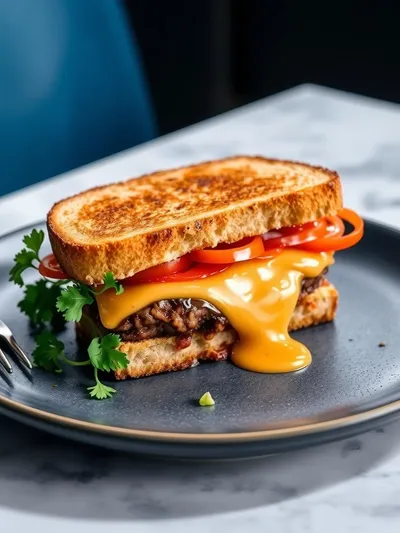 Best Patty Melt With Secret Sauce - cooking process