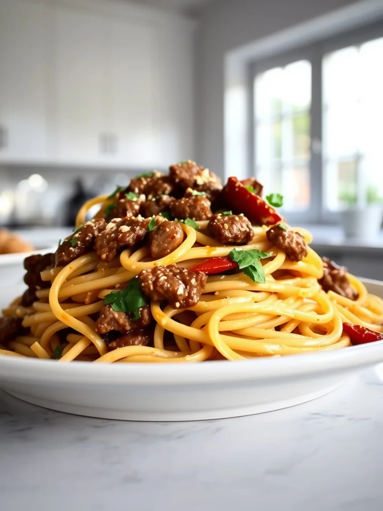 Philly Cheese Steak Pasta – Easy Family Dinner