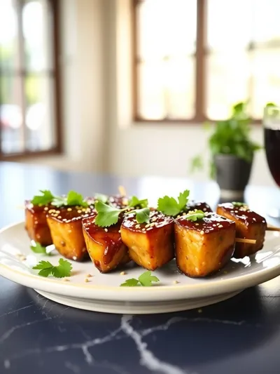 Irresistible Pineapple BBQ Beef Skewers - ready to serve