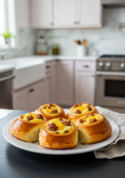 Sausage Egg Breakfast Rolls – Quick & Delicious