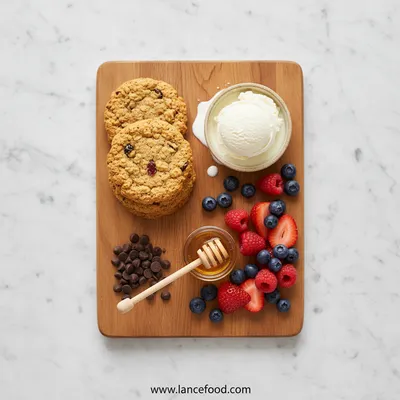 Easy Skinny Ice Cream Sandwiches - cooking process