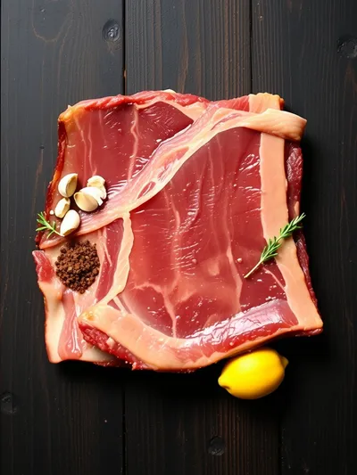 Smoked Party Beef Ribs - ingredients preparation