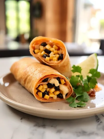 Southwest Egg Rolls – Easy Appetizer Recipe - ready to serve