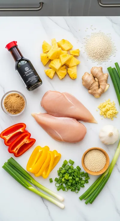 Sweet Hawaiian Crockpot Chicken - cooking process