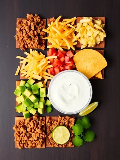 Taco Ranch Bites – Easy Appetizer Recipe - ingredients preparation